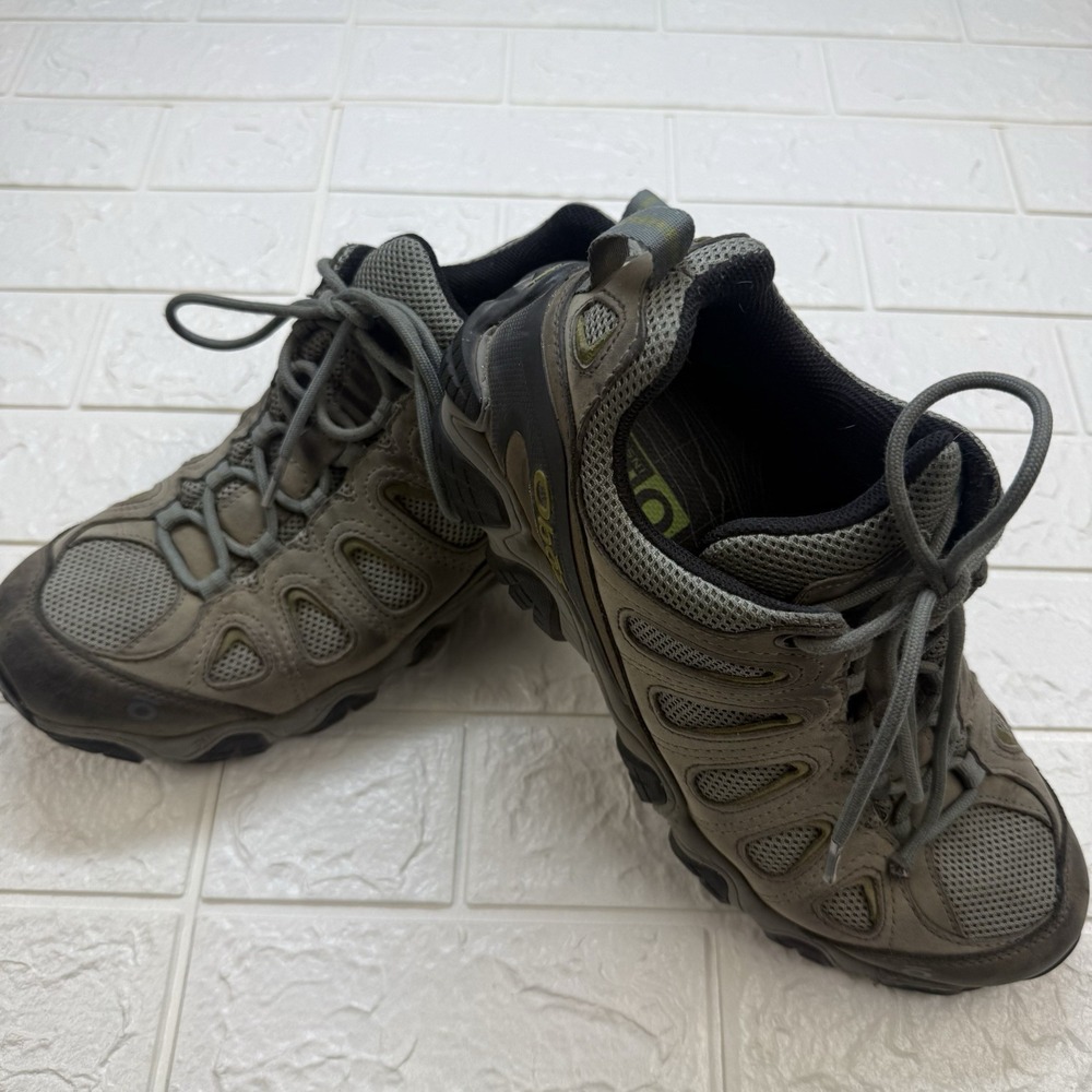Oboz Sawtooth 2 Low Mens Grey Hiking Trail Shoes Size 10